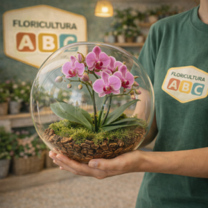 Orquídea no Aquário